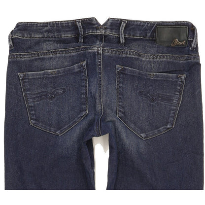 Diesel Cherick Women Navy Tapered Slim Jeans W29 L27