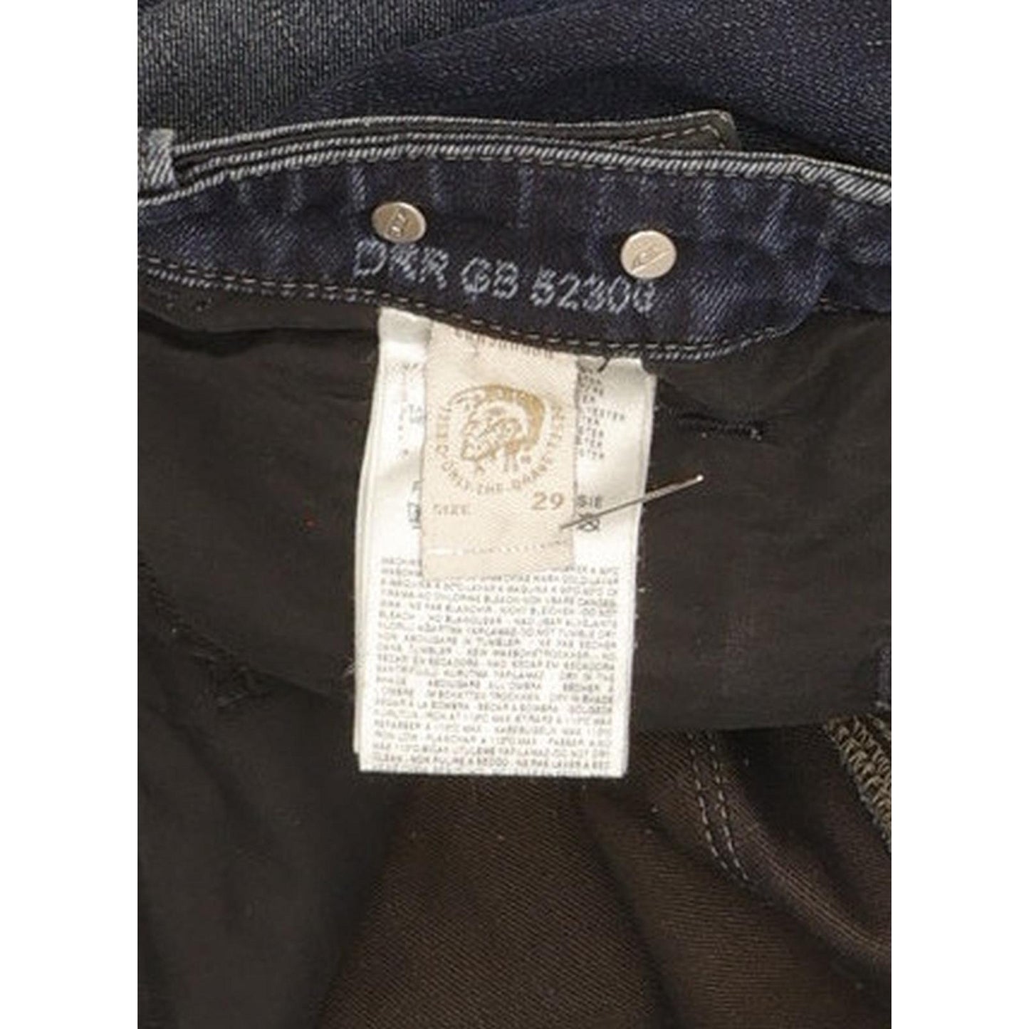 Diesel Cherick Women Navy Tapered Slim Jeans W29 L27