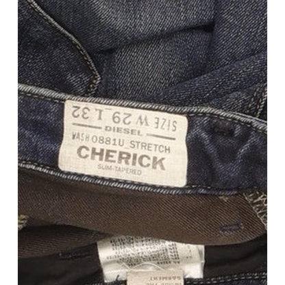 Diesel Cherick Women Navy Tapered Slim Jeans W29 L27