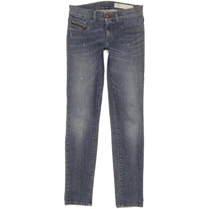 Diesel Livier-S Women Blue Skinny Slim Jegging Stretch Jeans W27 L30