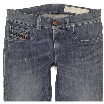 Diesel Livier-S Women Blue Skinny Slim Jegging Stretch Jeans W27 L30