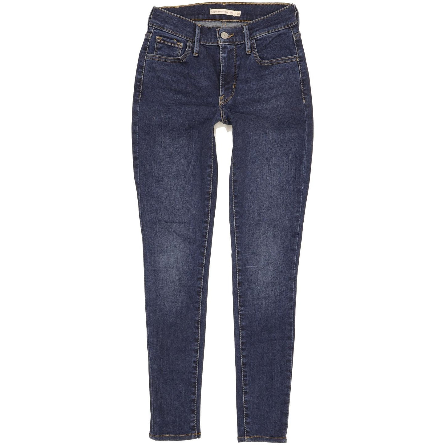 Levi's 720 Women Blue Skinny Slim Stretch Jeans W25 L28