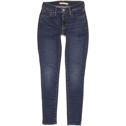Levi's 720 Women Blue Skinny Slim Stretch Jeans W25 L28