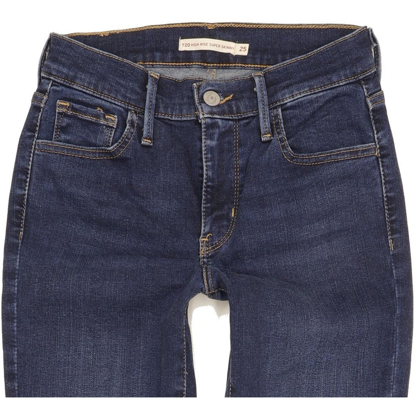 Levi's 720 Women Blue Skinny Slim Stretch Jeans W25 L28