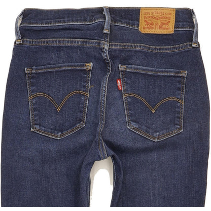 Levi's 720 Women Blue Skinny Slim Stretch Jeans W25 L28
