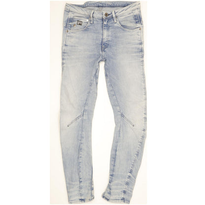 G-Star Arc 3D Women Blue Tapered Loose Stretch Jeans W25 L32