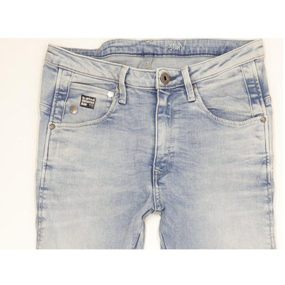 G-Star Arc 3D Women Blue Tapered Loose Stretch Jeans W25 L32