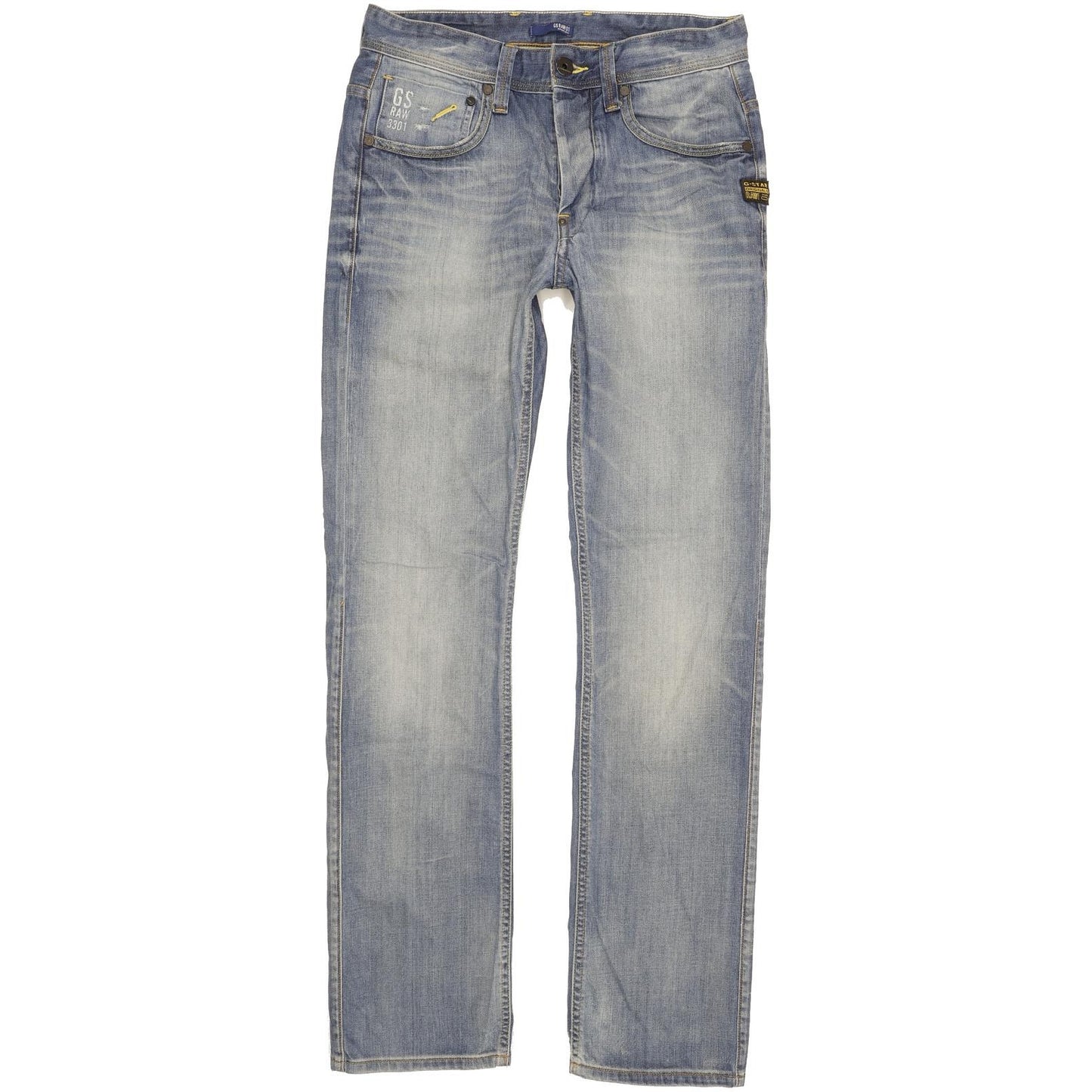 G-Star Attacc Men Blue Straight Regular Jeans W29 L32