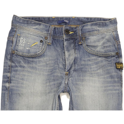 G-Star Attacc Men Blue Straight Regular Jeans W29 L32