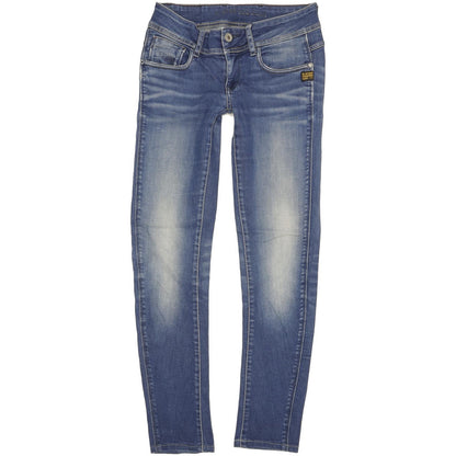 G-Star Midge Cody Women Blue Skinny Slim Stretch Jeans W27 L30