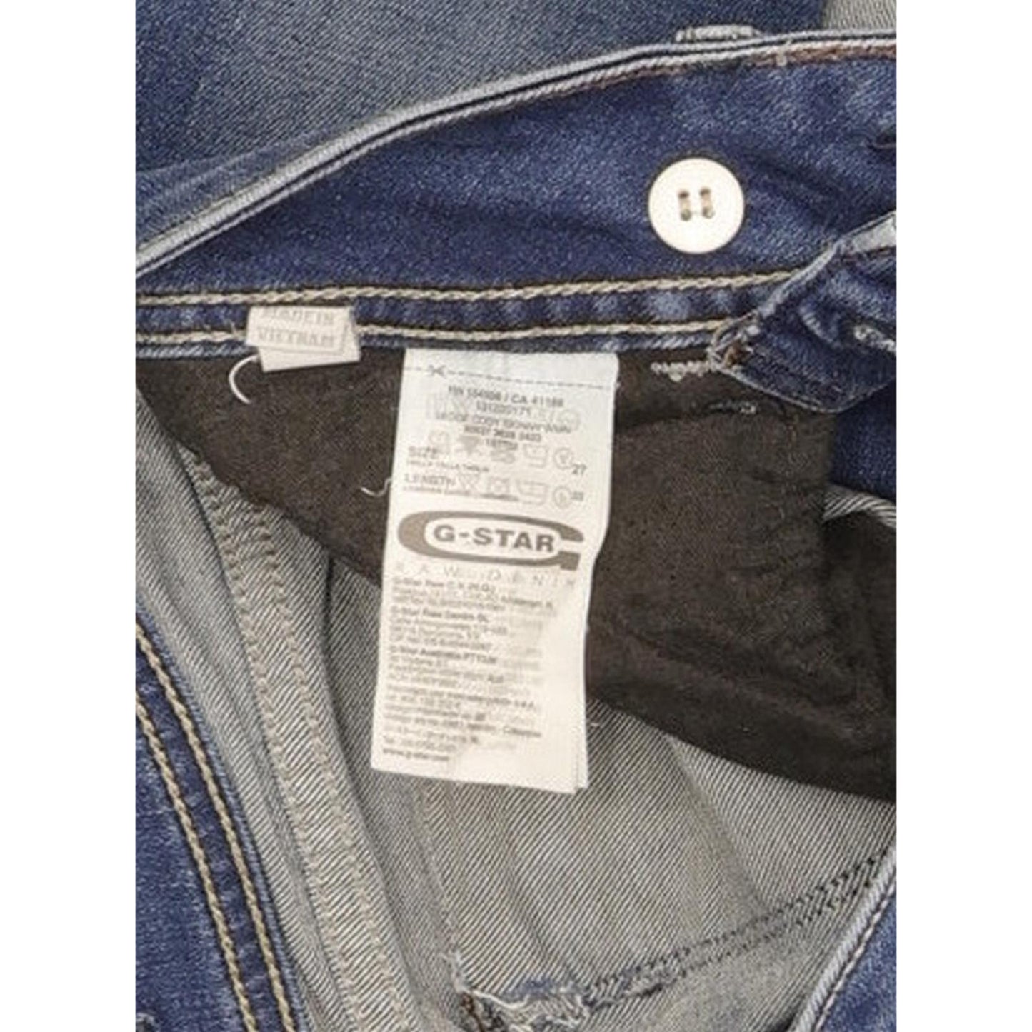 G-Star Midge Cody Women Blue Skinny Slim Stretch Jeans W27 L30