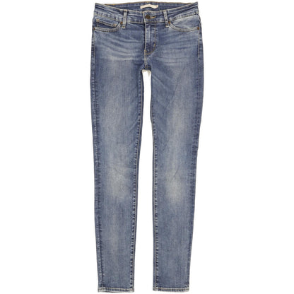Levi's 711 Women Blue Skinny Slim Stretch Jeans W28 L31
