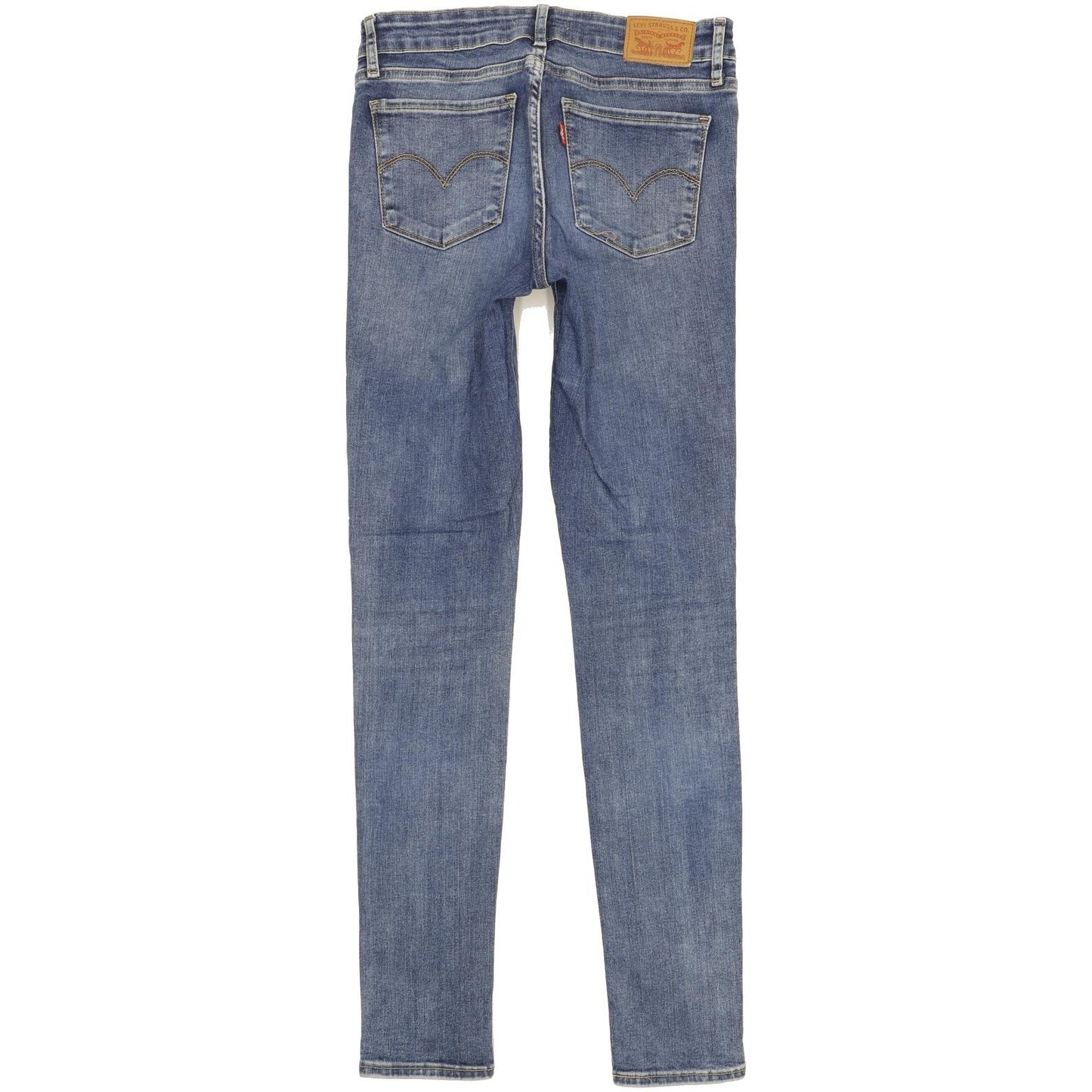 Levi's 711 Women Blue Skinny Slim Stretch Jeans W28 L31