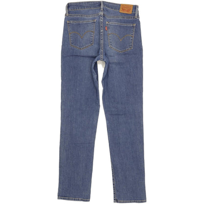 Levi's 712 Women Blue Straight Slim Stretch Jeans W29 L31