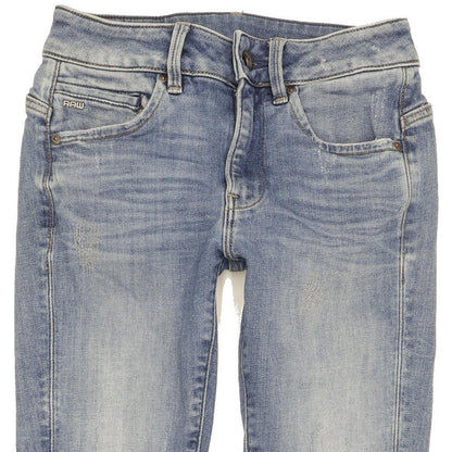 G-Star Midge Women Blue Skinny Slim Stretch Jeans W24 L26