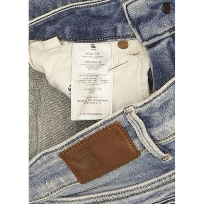 G-Star Midge Women Blue Skinny Slim Stretch Jeans W24 L26