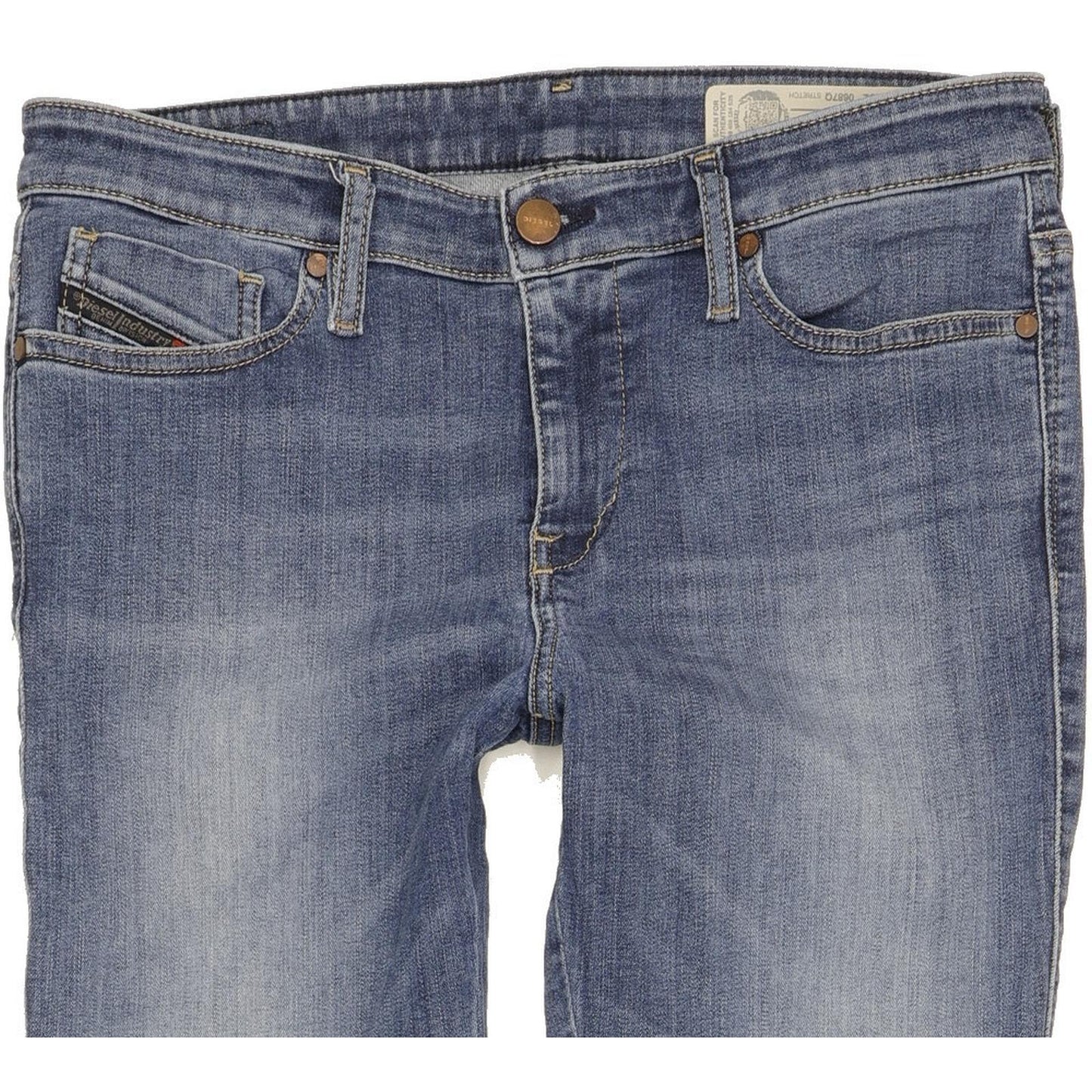 Diesel Skinzee 0687Q Women Blue Skinny Slim Stretch Jeans W29 L32