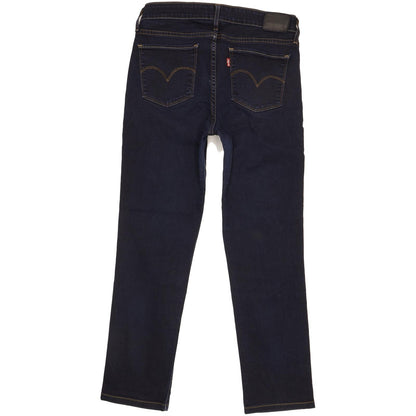 Levi's 712 Women Navy Straight Slim Stretch Jeans W30 L27