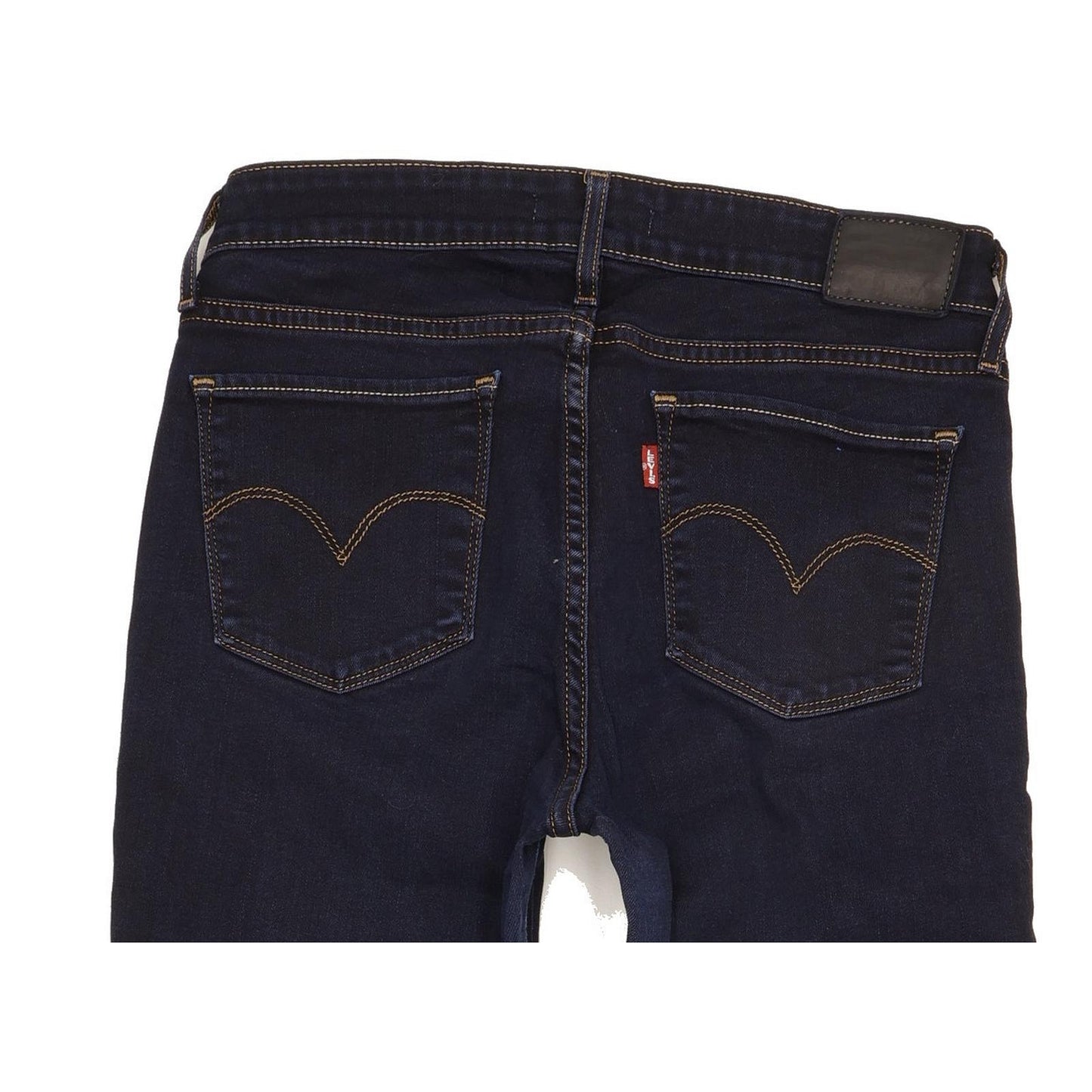 Levi's 712 Women Navy Straight Slim Stretch Jeans W30 L27