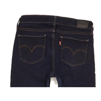 Levi's 712 Women Navy Straight Slim Stretch Jeans W30 L27