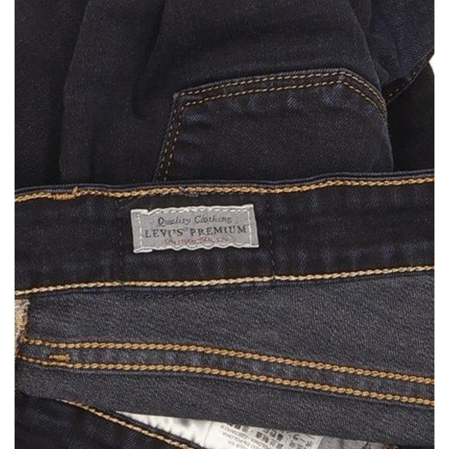 Levi's 712 Women Navy Straight Slim Stretch Jeans W30 L27