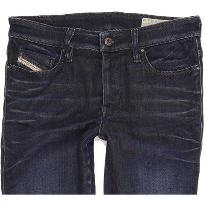 Diesel Skinzee 0834S Women Navy Skinny Slim Stretch Jeans W29 L30