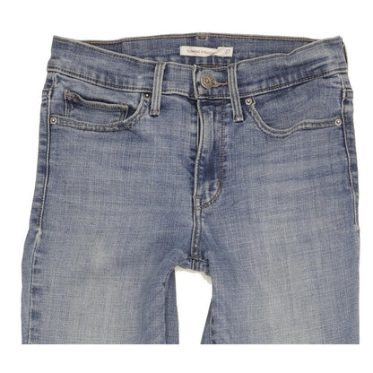 Levi's Slimming Women Blue Straight Slim Stretch Jeans W27 L33