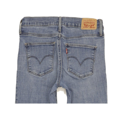 Levi's Slimming Women Blue Straight Slim Stretch Jeans W27 L33