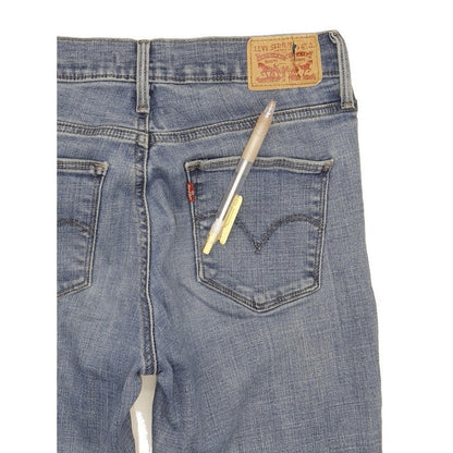Levi's Slimming Women Blue Straight Slim Stretch Jeans W27 L33