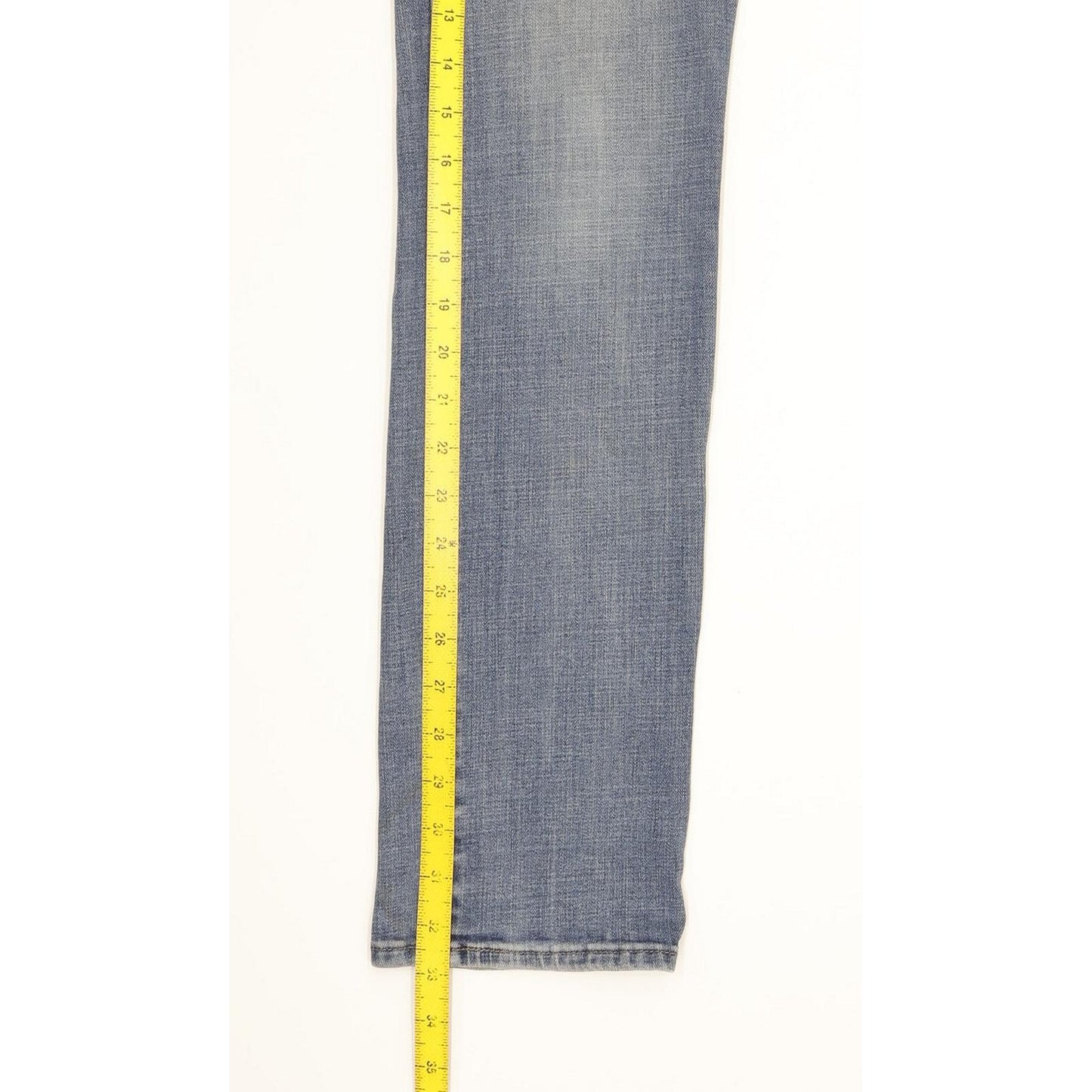 Levi's Slimming Women Blue Straight Slim Stretch Jeans W27 L33