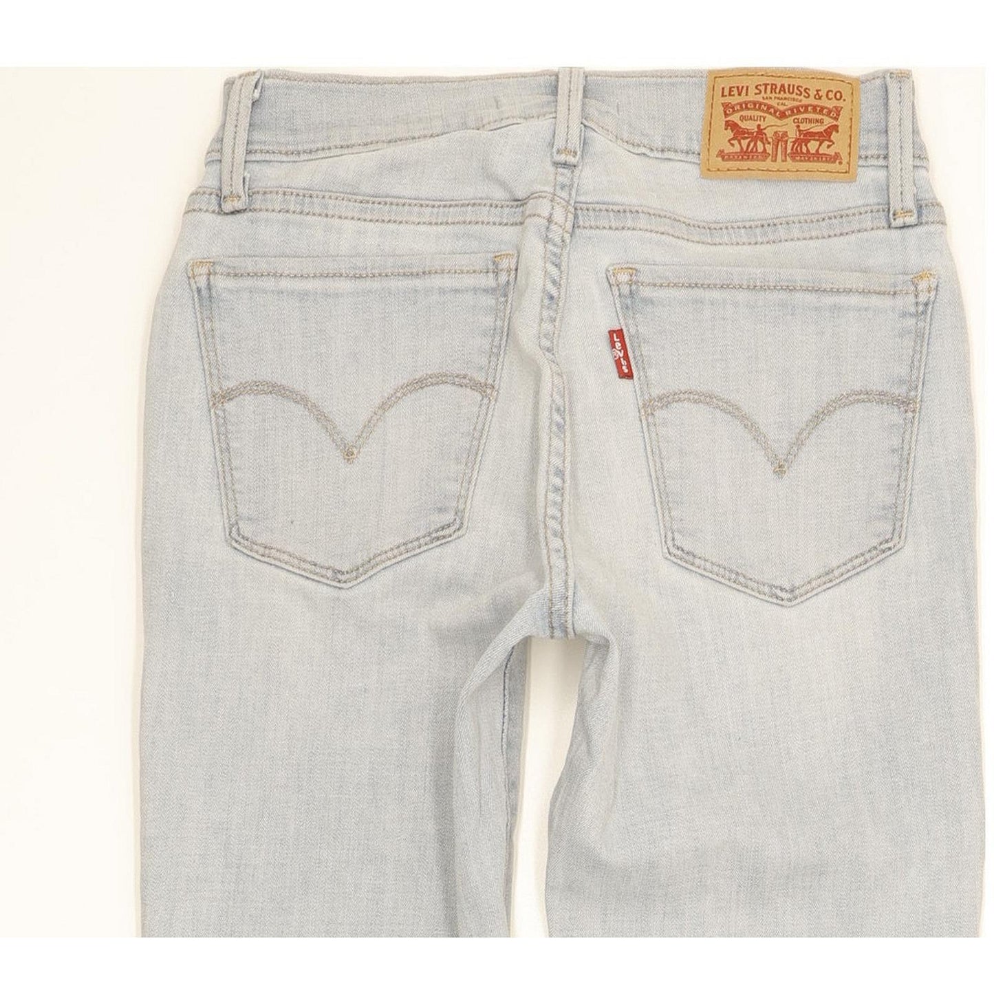 Levi's 710 Super Women Blue Skinny Slim Stretch Jeans W25 L30