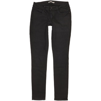 Levi's 711 Women Black Skinny Slim Stretch Jeans W30 L31