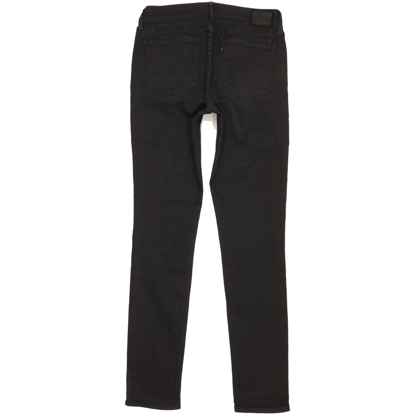 Levi's 711 Women Black Skinny Slim Stretch Jeans W30 L31