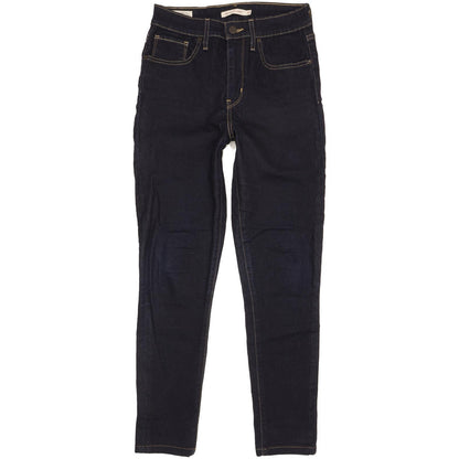 Levi's 721 Women Navy Skinny Slim Stretch Jeans W28 L27