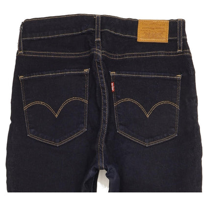 Levi's 721 Women Navy Skinny Slim Stretch Jeans W28 L27