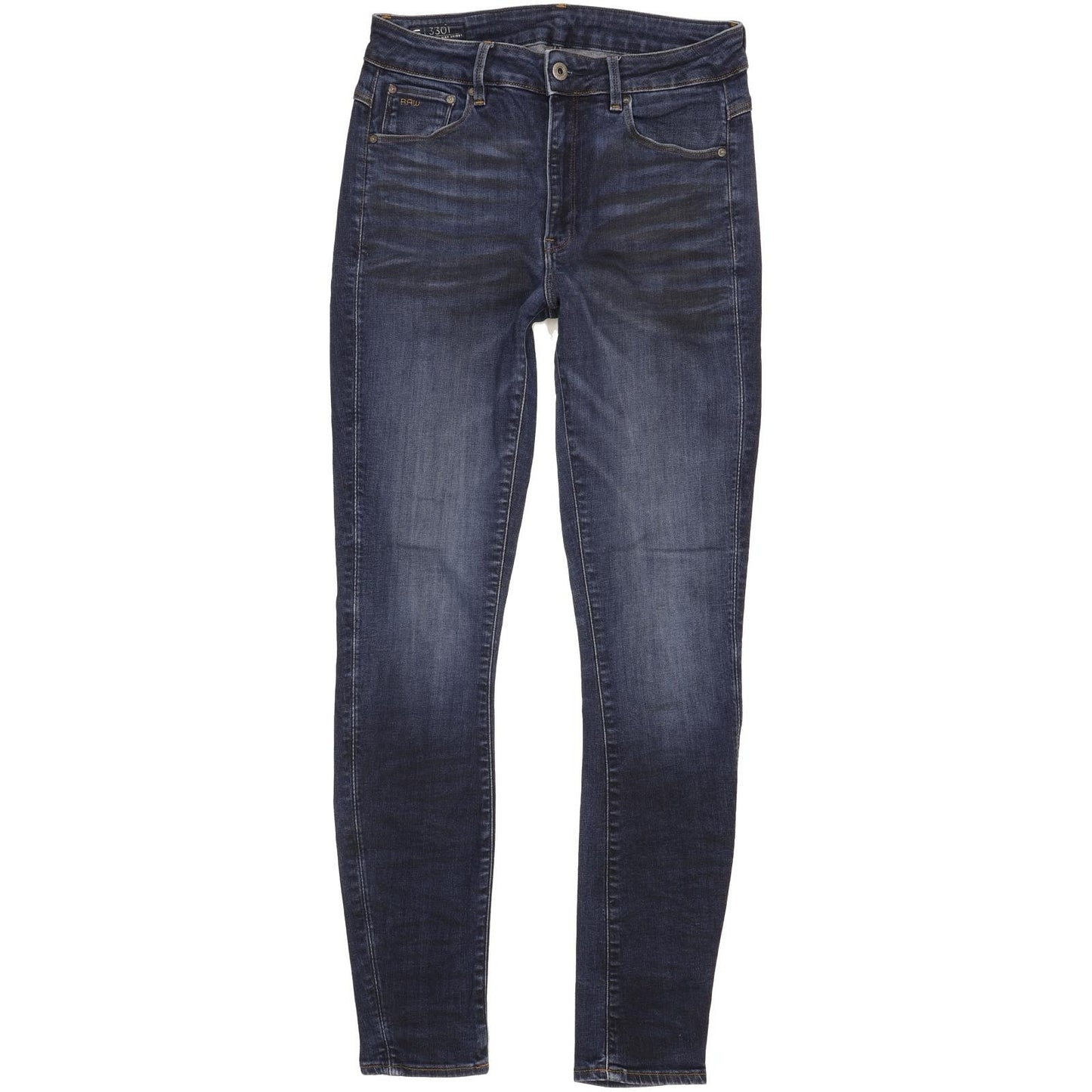 G-Star 3301 Women Blue Skinny Slim Stretch Jeans W28 L31