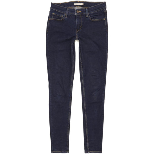 Levi's 710 Super Women Blue Skinny Slim Jeans W30 L31