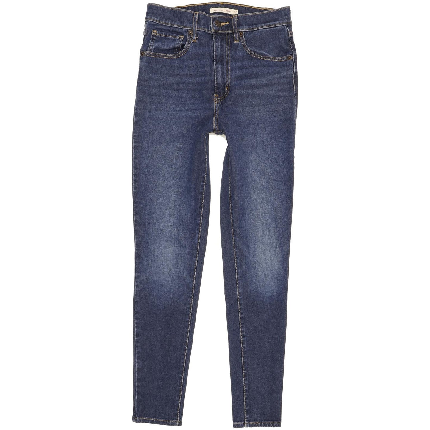 Levi's Mile Blue Skinny Slim Stretch Jeans High Waisted W27 L28