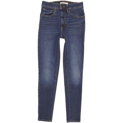 Levi's Mile Blue Skinny Slim Stretch Jeans High Waisted W27 L28