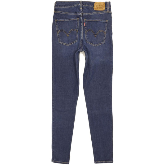 Levi's Mile Blue Skinny Slim Stretch Jeans High Waisted W27 L28