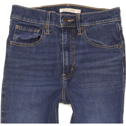 Levi's Mile Blue Skinny Slim Stretch Jeans High Waisted W27 L28