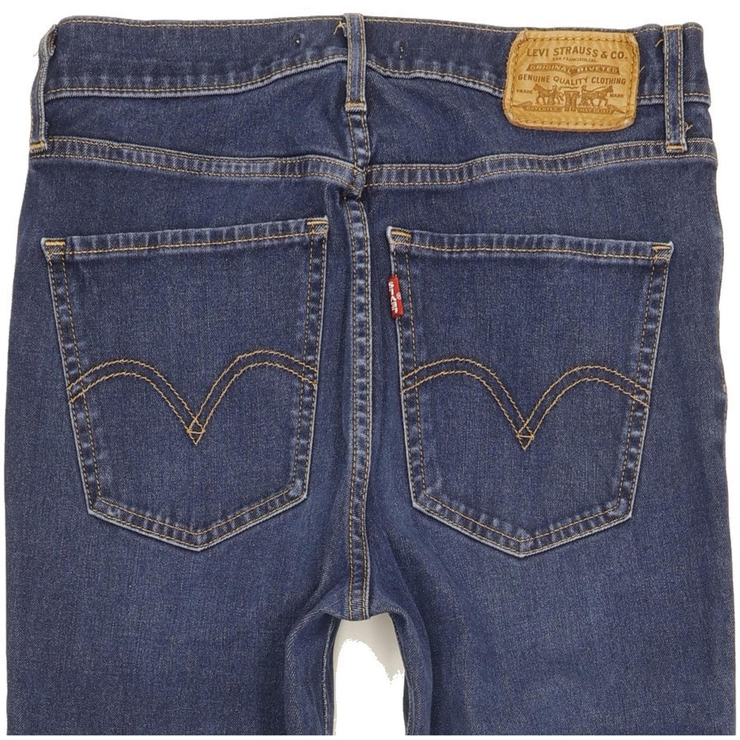 Levi's Mile Blue Skinny Slim Stretch Jeans High Waisted W27 L28