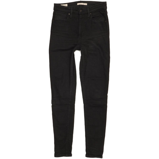 Levi's Mile Black Skinny Slim Stretch Jeans High Waisted W29 L30
