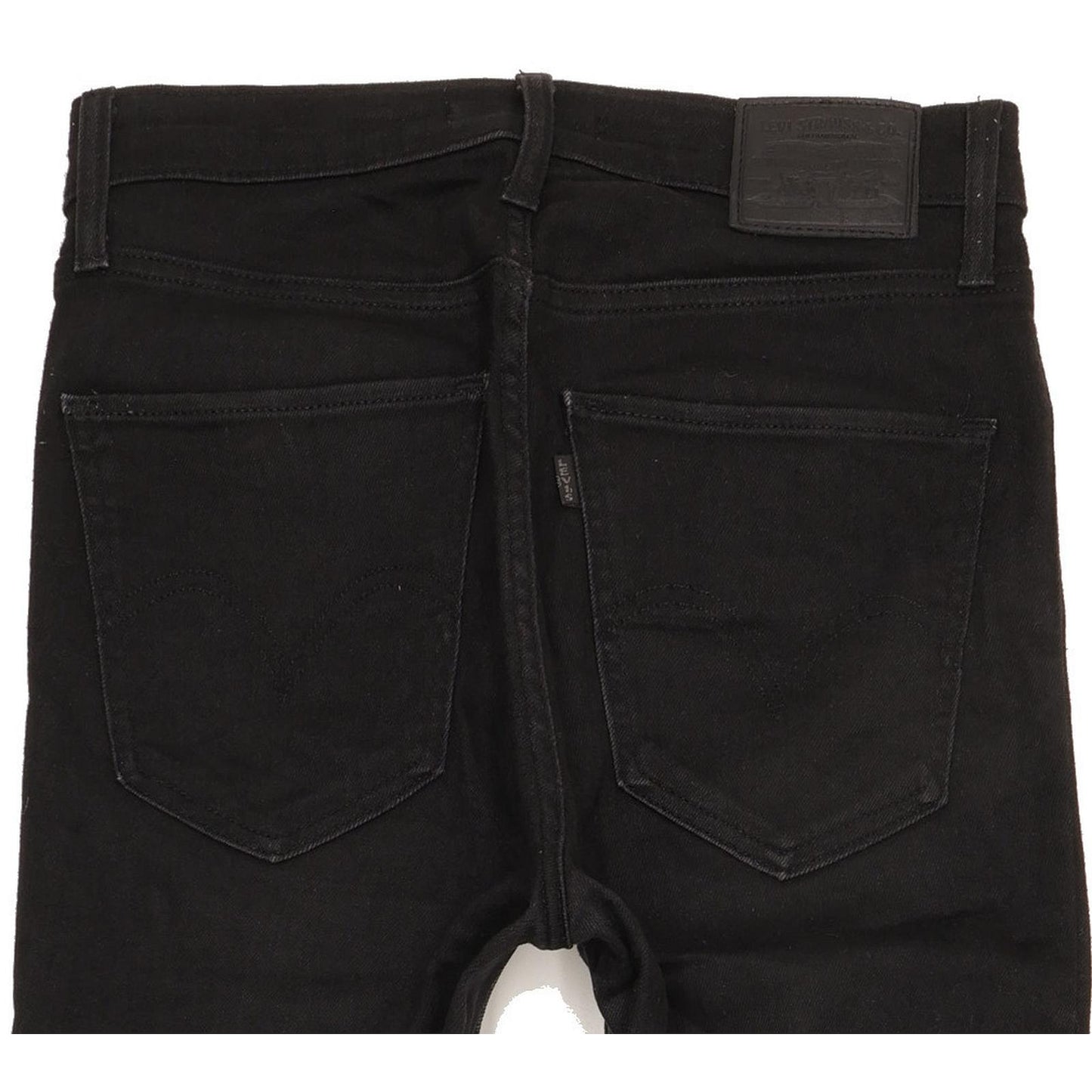 Levi's Mile Black Skinny Slim Stretch Jeans High Waisted W29 L30