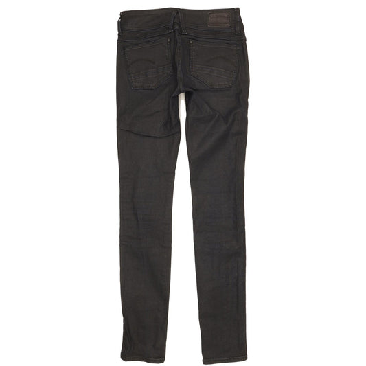 G-Star Lynn Mid Women Navy Skinny Slim Stretch Jeans W25 L31