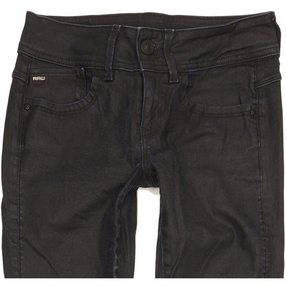 G-Star Lynn Mid Women Navy Skinny Slim Stretch Jeans W25 L31