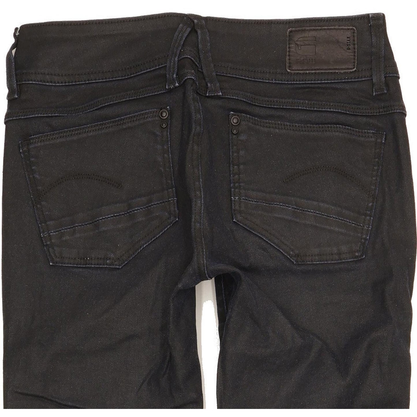 G-Star Lynn Mid Women Navy Skinny Slim Stretch Jeans W25 L31