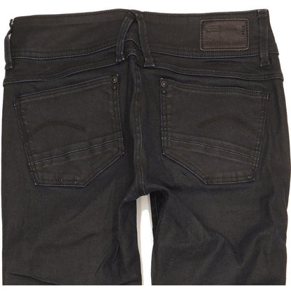 G-Star Lynn Mid Women Navy Skinny Slim Stretch Jeans W25 L31