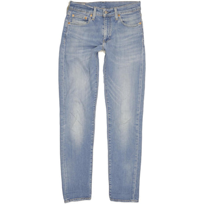 Levi's 512 Men Blue Tapered Slim Stretch Jeans W30 L33