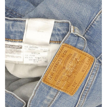 Levi's 512 Men Blue Tapered Slim Stretch Jeans W30 L33